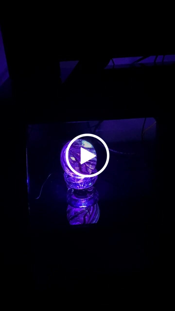 Customer video review of Multi-Color Lucite Light Stand