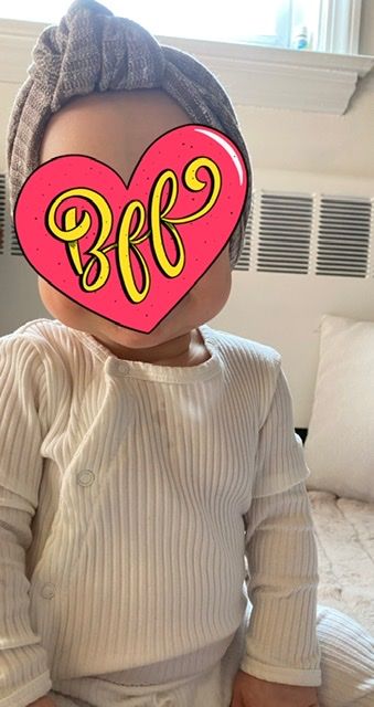 Customer photo review of The Snap Romper - Rosewood Ribbed