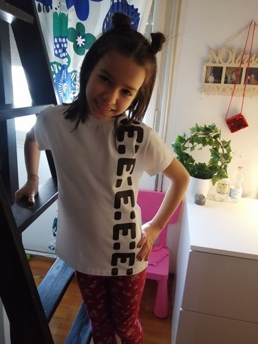 Customer photo review of T-Shirt logo bianco