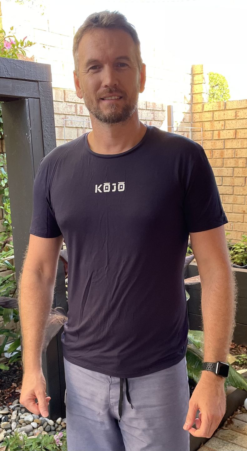 Customer photo review of Essential Bamboo T-Shirt - Grey Heather