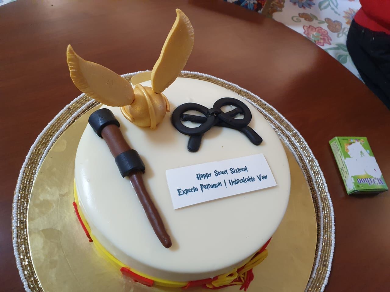 Customer photo review of Harry Potter Stuff Cake
