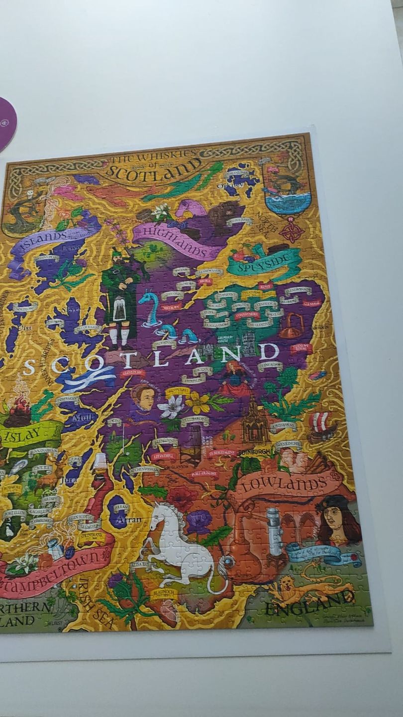 Customer photo review of Whisky Puzzle - Scotland
