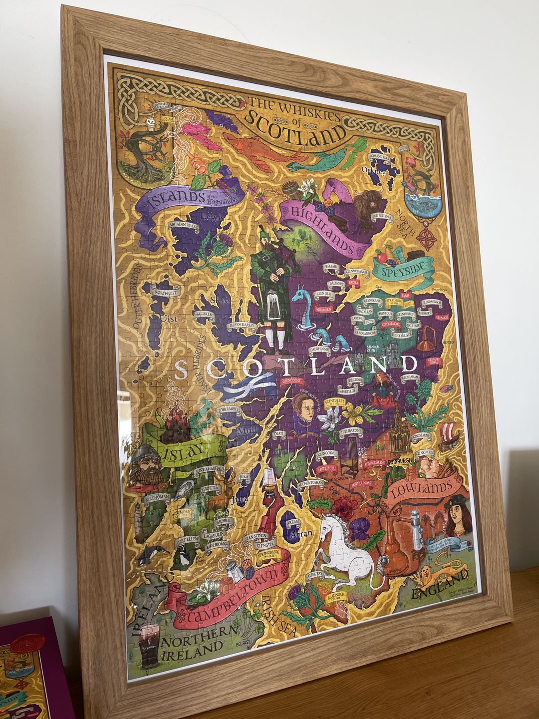 Customer photo review of Whisky Puzzle - Scotland