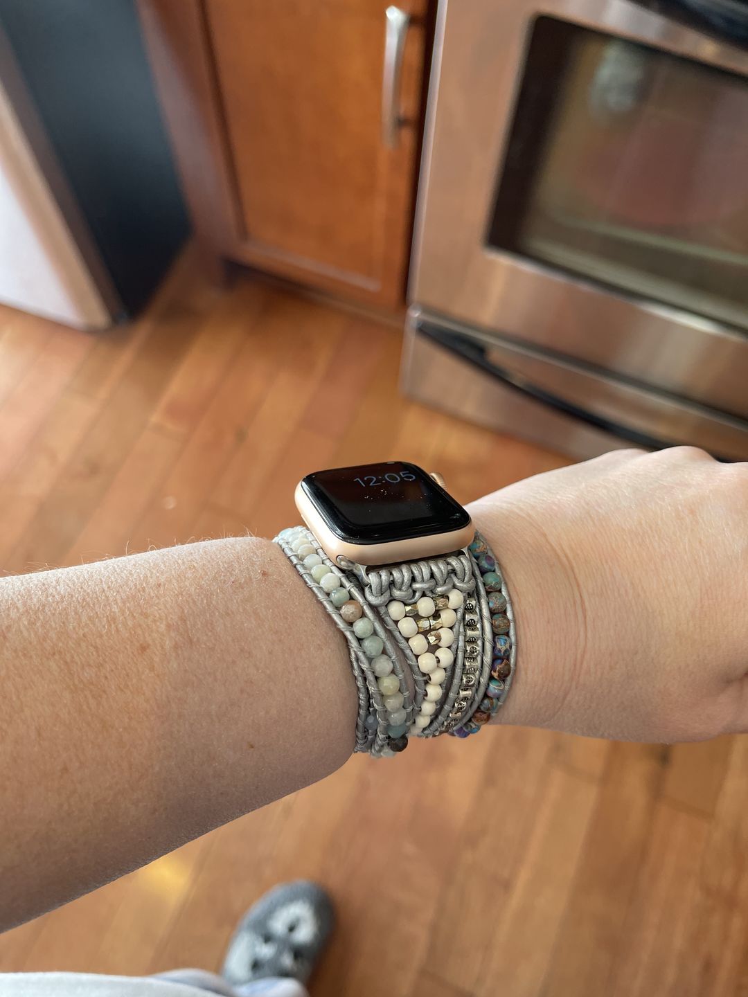 Customer photo review of Healing Turquoise Protection Apple Watch Strap