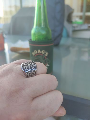 Customer photo review of VEGVISIR RING