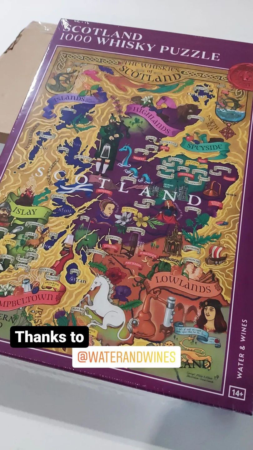 Customer photo review of Whisky Puzzle - Scotland