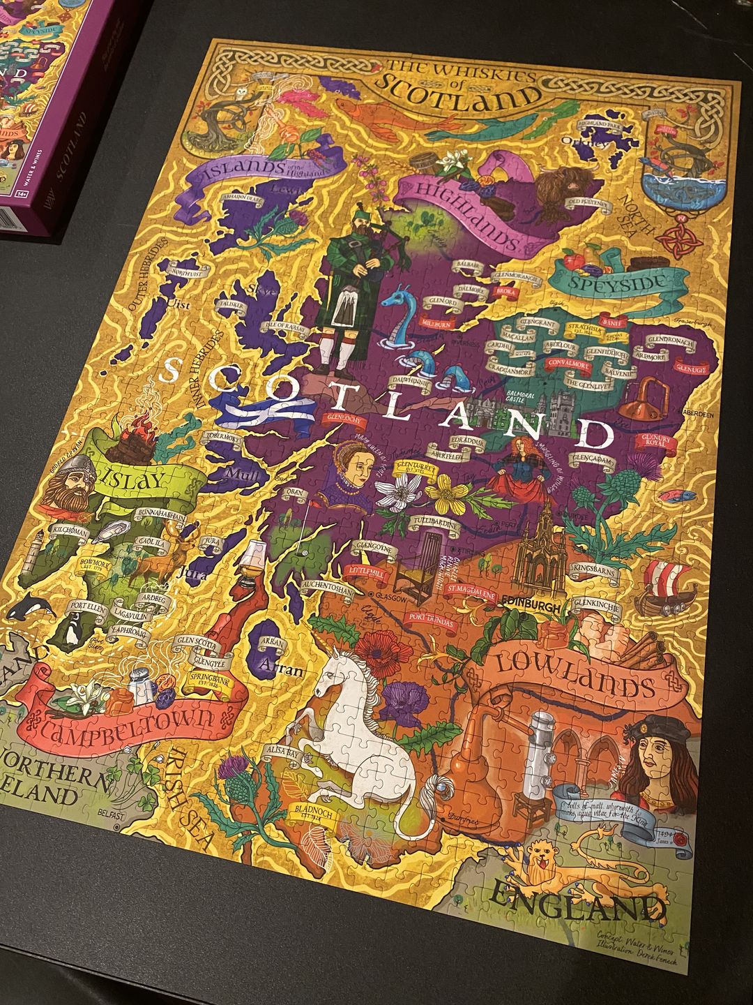 Customer photo review of Whisky Puzzle - Scotland