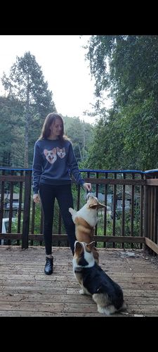 Customer photo review of Full-Body Pet Custom Sweater