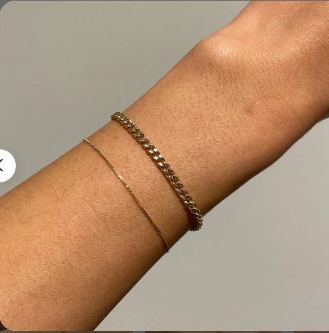 Customer photo review of Cuban Chain Bracelet