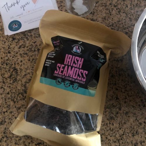 Customer photo review of St Lucia Wildcrafted Sea moss