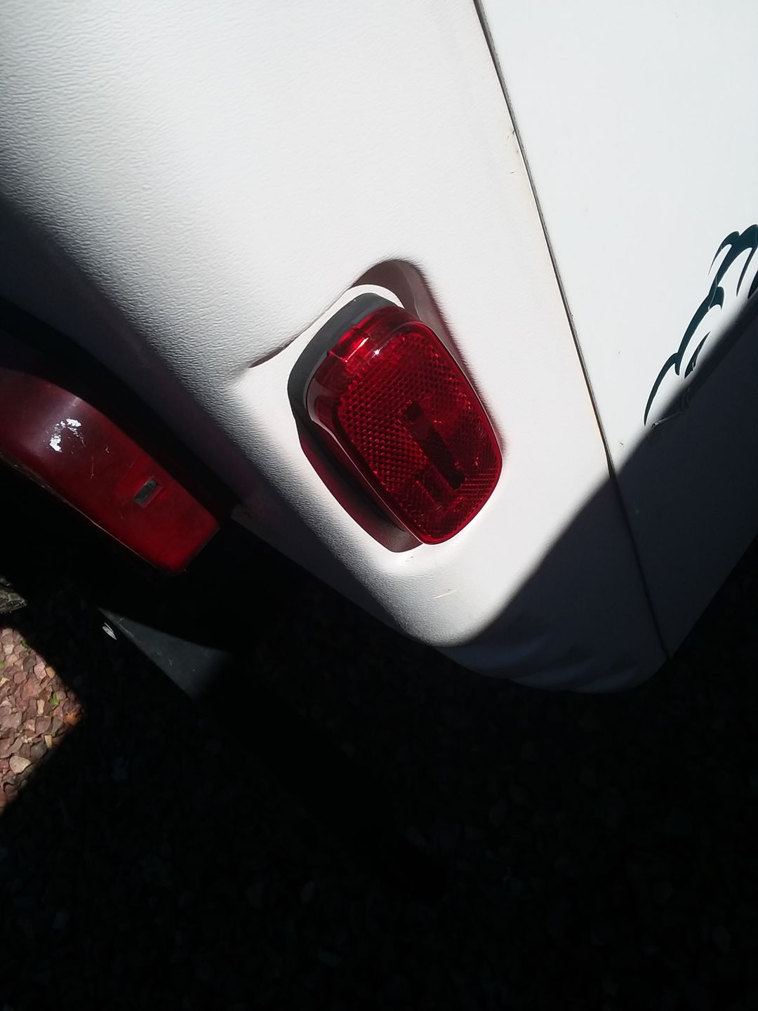 Customer photo review of Original Coleman Fleetwood Red Marker Lamp Lens