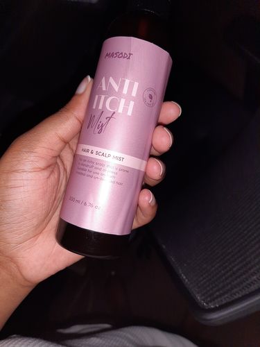 Customer photo review of Anti-Itch Hair & Scalp Mist (200ml)
