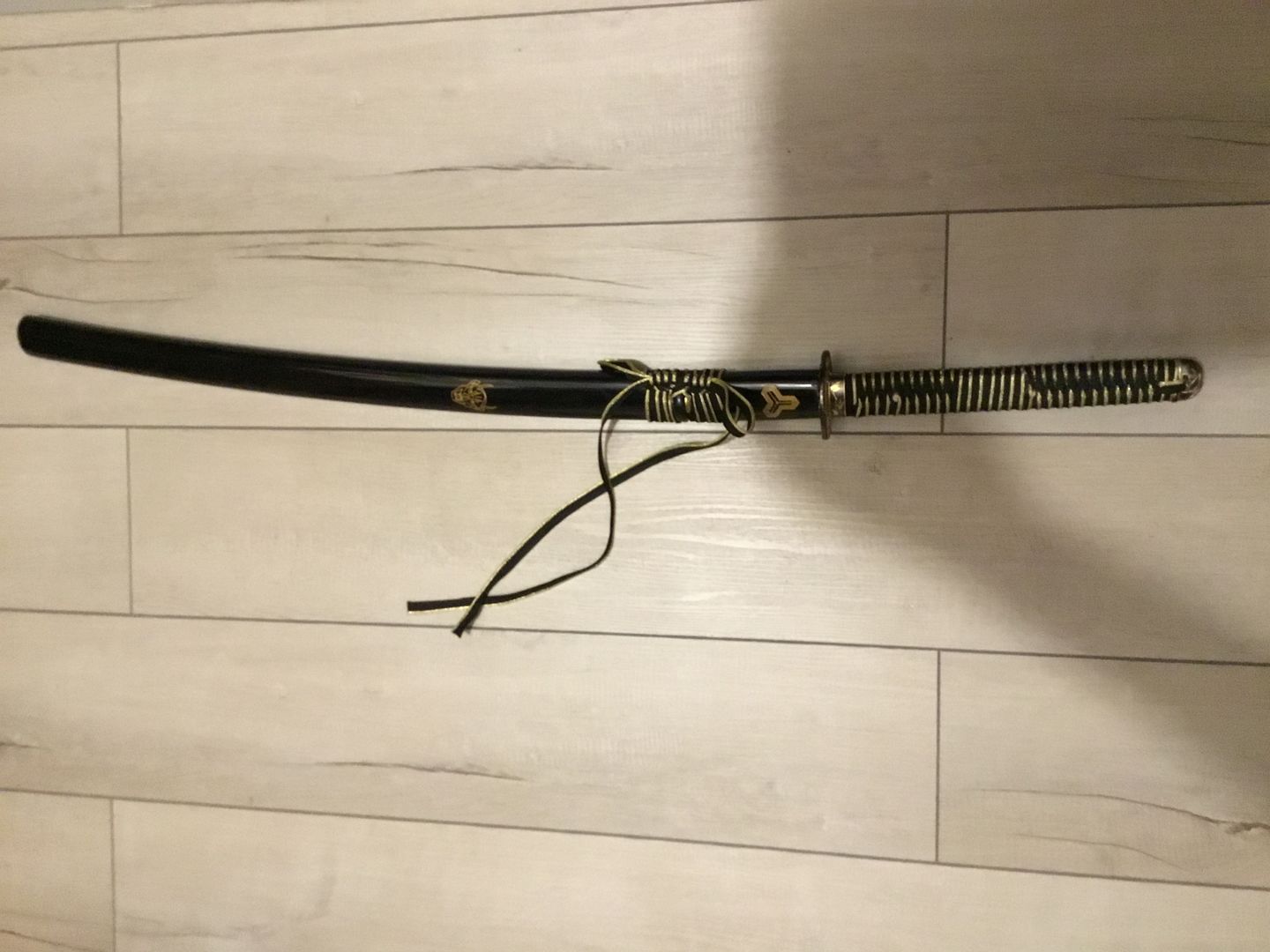 Customer photo review of The Rongushao Handmade Katana Carbon Steel
