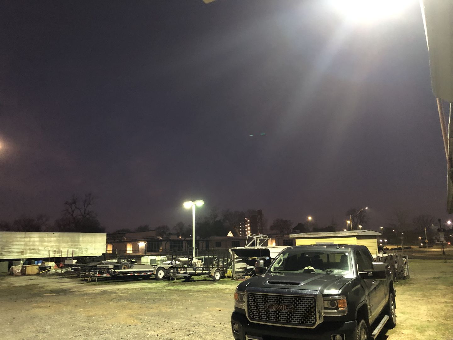 Customer photo review of 300 Watt LED Pole Light With Photocell - 5700K - Universal Mount - Bronze - AC100-277V, Parking Lot Lights - Security Lights