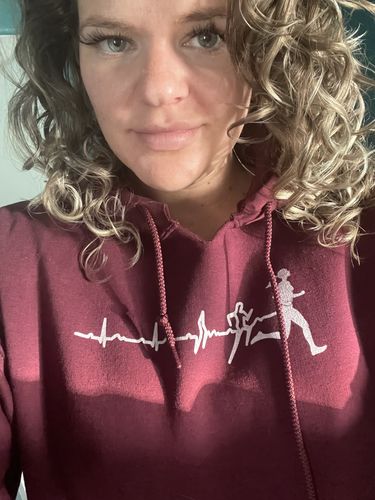 Customer photo review of Run Free Womens Hoodie