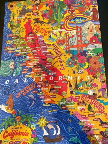 Customer photo review of Wine Puzzle - France