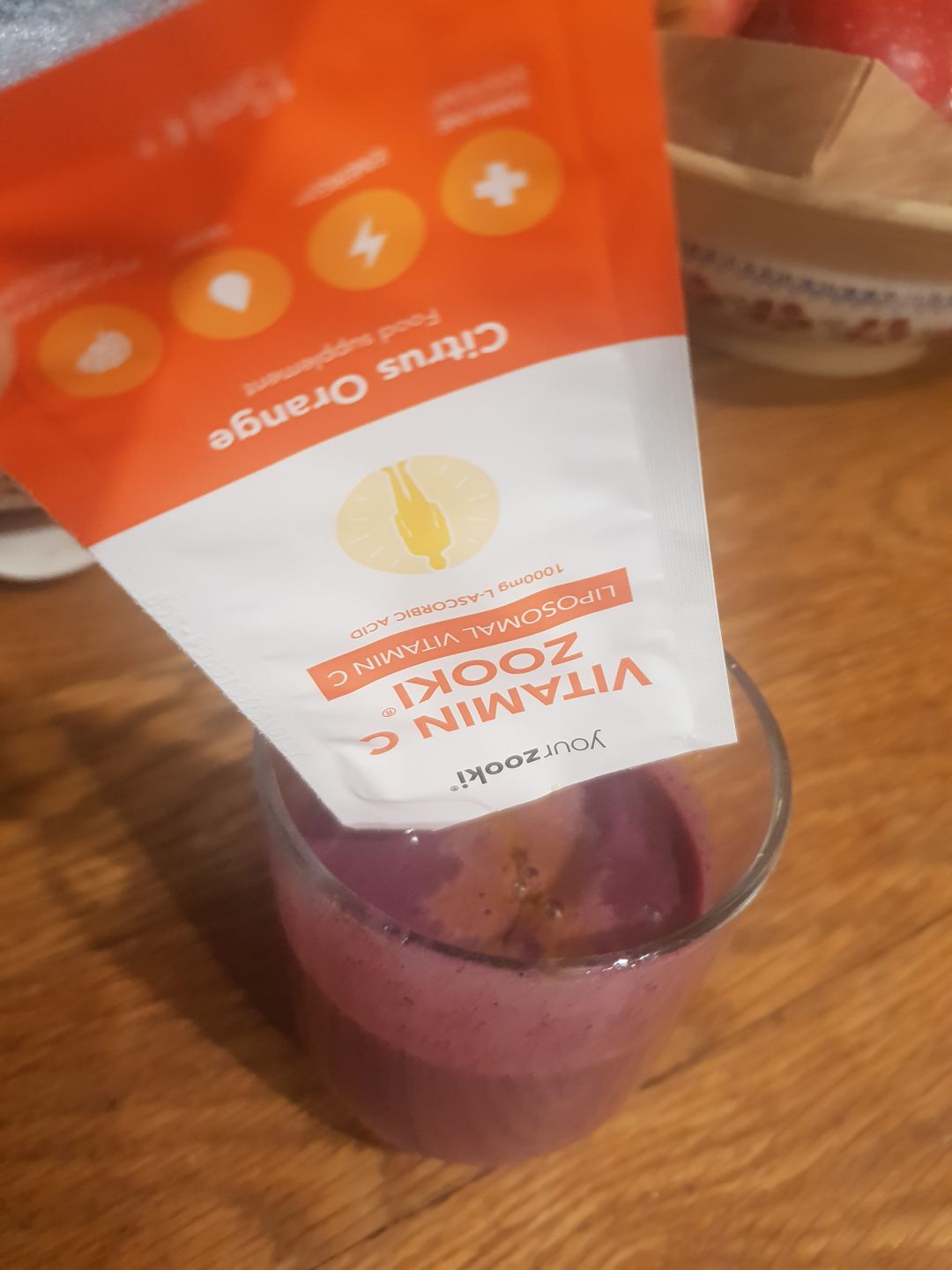 Customer photo review of Zooki Vitamin C Citrus Orange
