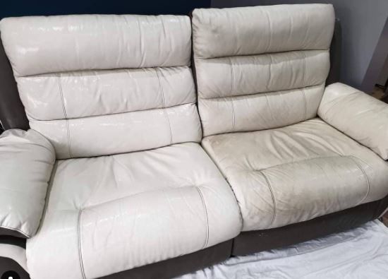 Customer photo review of Clyde's™ Leather Cleaning Foam