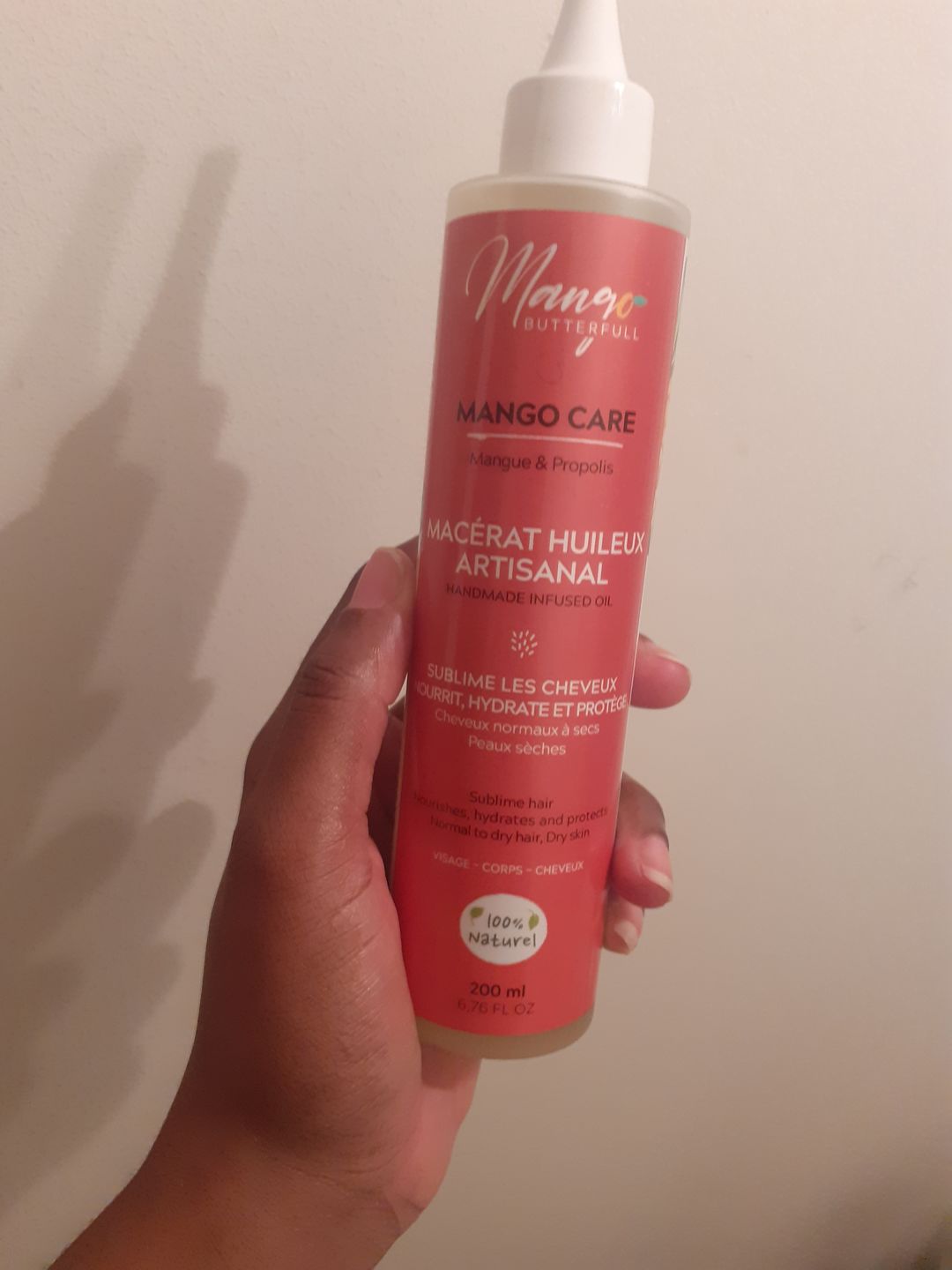 Customer photo review of Macérât huileux artisanal CARE