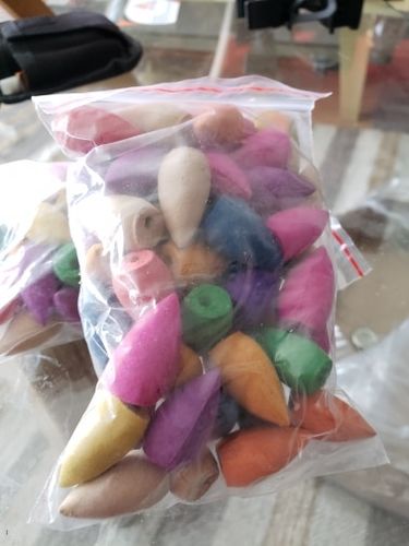 Customer photo review of Colorful Backflow Incense Cones