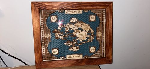 Customer photo review of THE LAST AIRBENDER 3D MAP