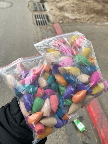 Customer photo review of Colorful Backflow Incense Cones