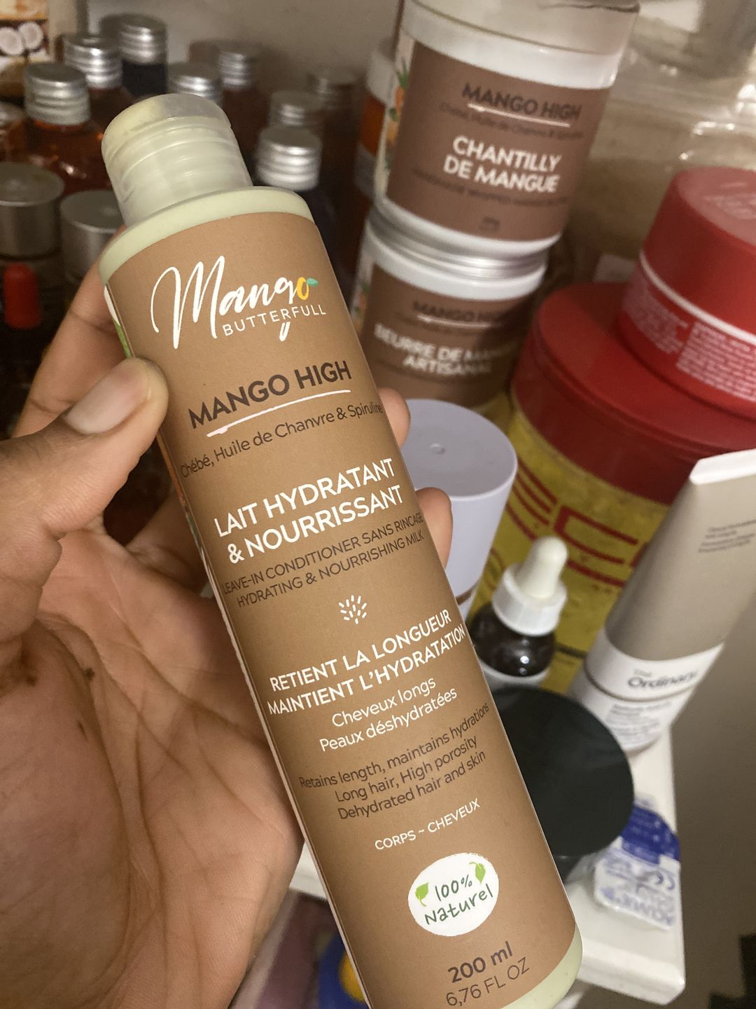 Customer photo review of Lait hydratant et nourrissant - HIGH