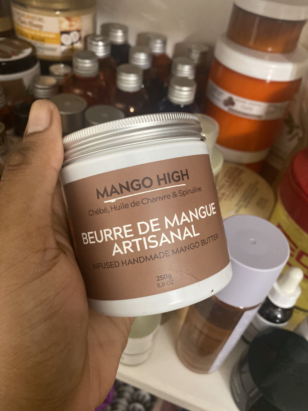 Customer photo review of Beurre de mangue artisanal HIGH