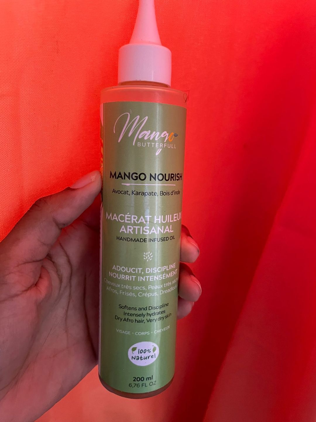 Customer photo review of Macérât huileux artisanal NOURISH