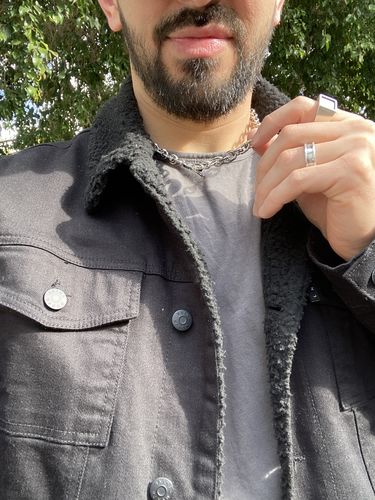 Customer photo review of Toggle Chain (Silver)