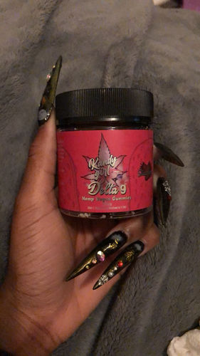 Customer photo review of Delta 9 THC Gummy 4 Bottle Bundle SALE
