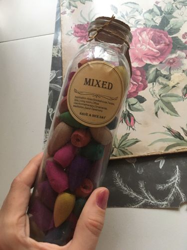 Customer photo review of Colorful Backflow Incense Cones