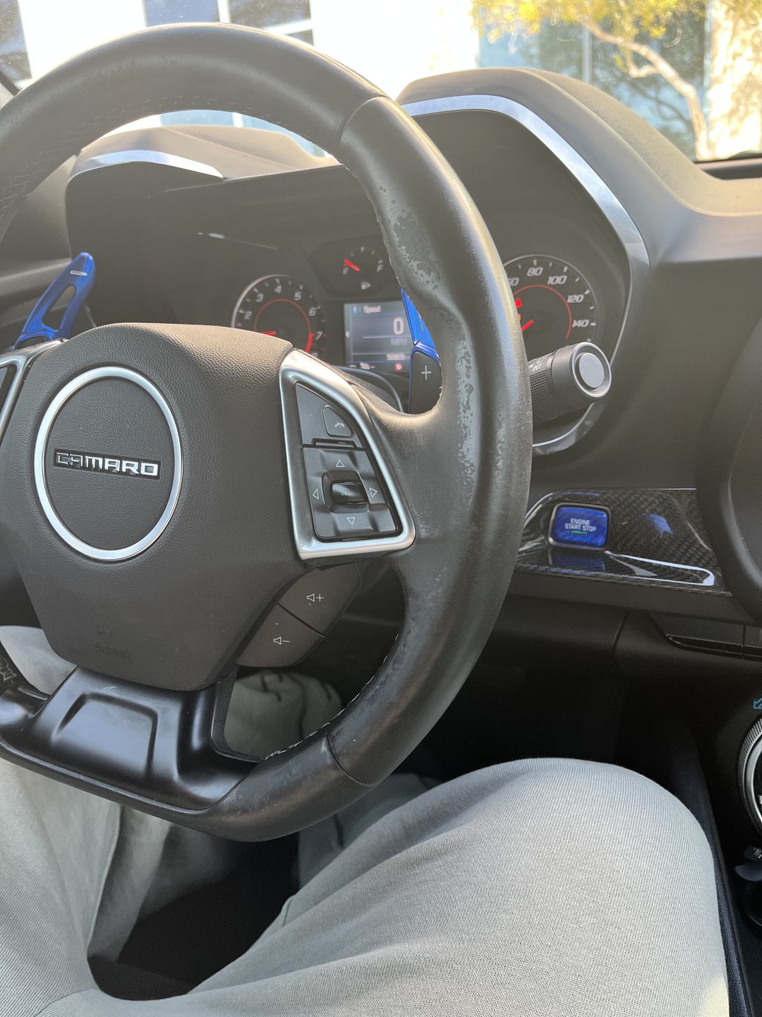 Customer photo review of Start/Stop Button Surround Trim Cover for 2016-2021 6th Gen Chevy Camaro