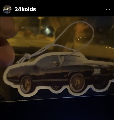 Customer photo review of Four Custom Air Fresheners