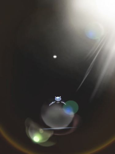 Customer photo review of 1ct Athens Engagement Ring