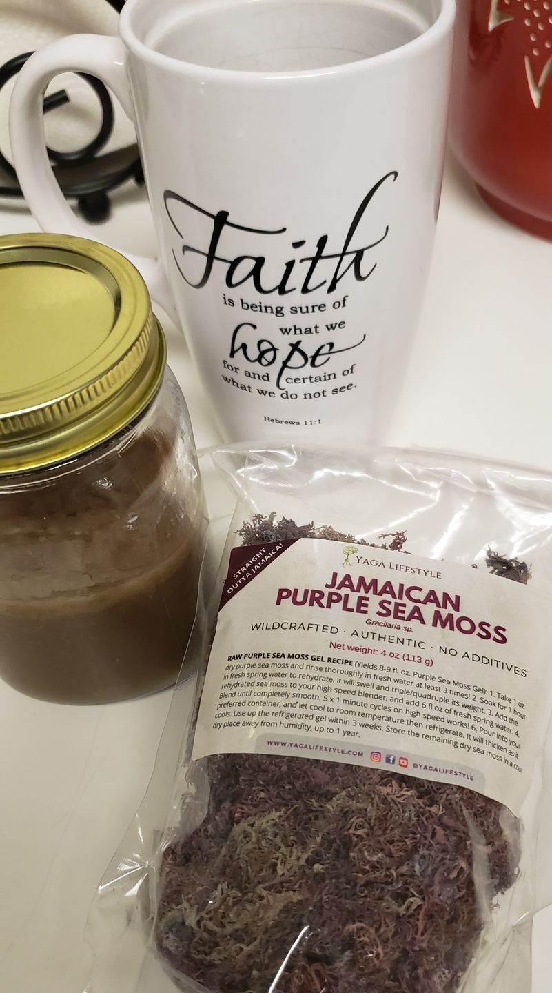 Customer photo review of Jamaican Purple Sea Moss