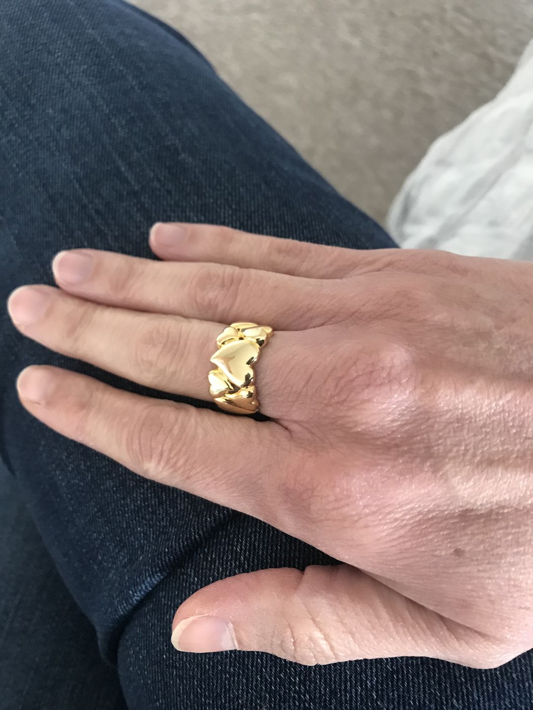 Customer photo review of Balloon Hearts Band Ring