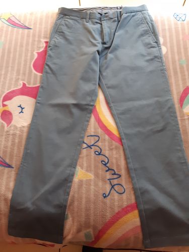 Customer photo review of PANTALON CHINO STRETCH SLIM FIT AZUL