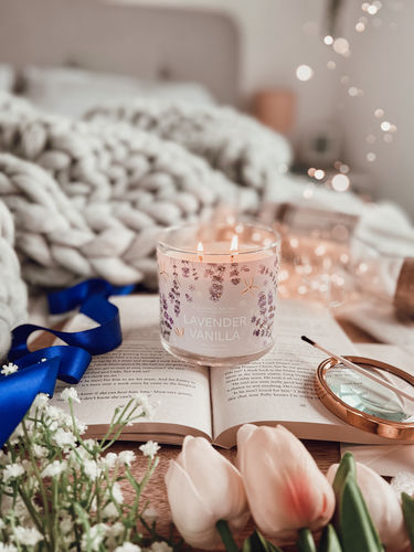 Customer photo review of Lavender Vanilla Candle - Ring Collection