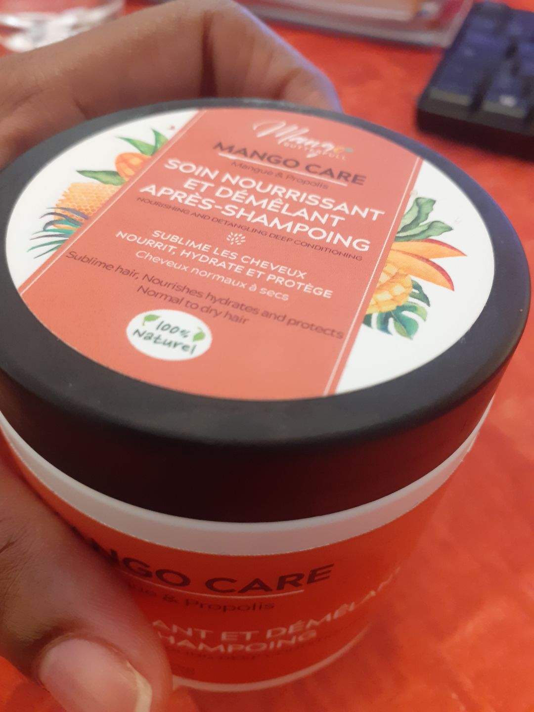 Customer photo review of Soin nourrissant et démêlant après-shampoing - CARE