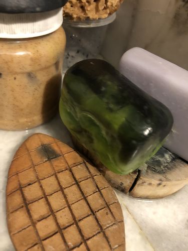 Customer photo review of Jabón de cuerpo natural (menta)