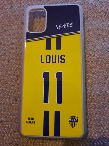 Customer photo review of Coque rugby NEVERS personnalisable - TEAMCOQUES