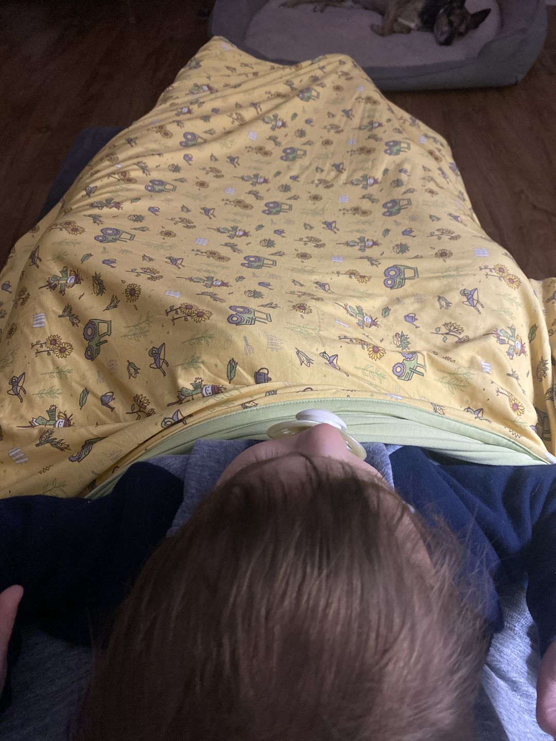 Customer photo review of Autumn Harvest Limited Edition Bamboo Blanket