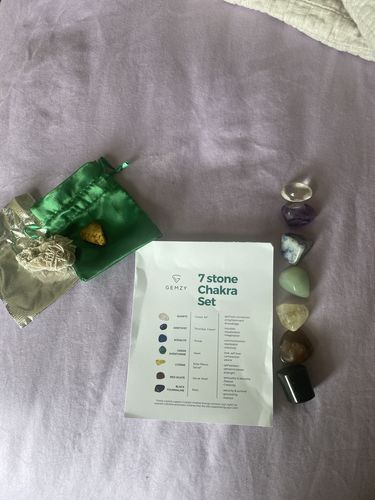 Customer photo review of The Starter Set | 7 Stone Chakra Set