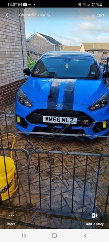 Customer photo review of Ford Focus RS MK3 Fog Light Armour