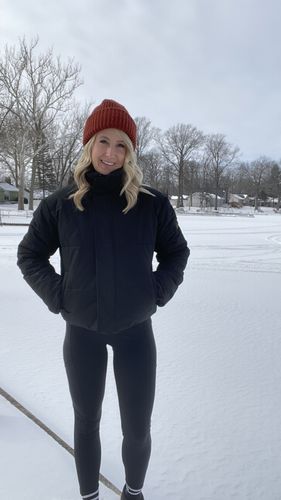 Customer photo review of Flux Waxed Puffer Jacket