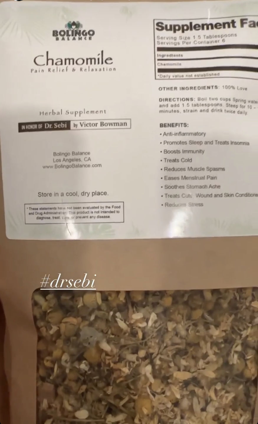 Customer photo review of Raw Chamomile