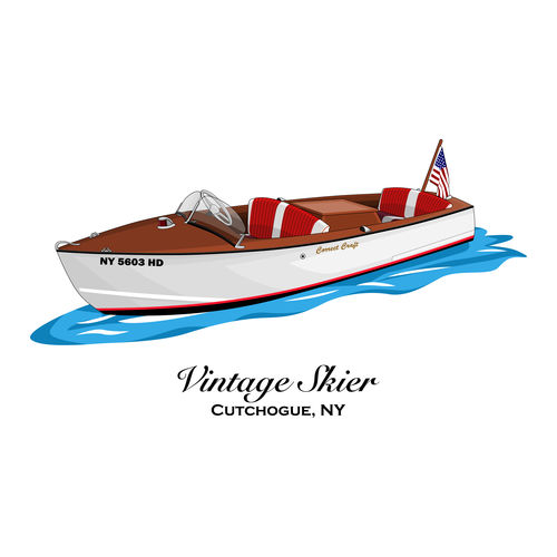 Customer photo review of Custom Digital Boat Artwork