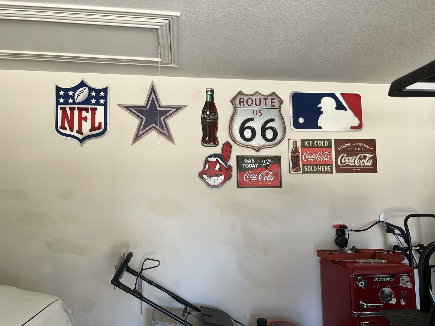 Customer photo review of National Football League Shield 3D Vintage Metal Wall Art