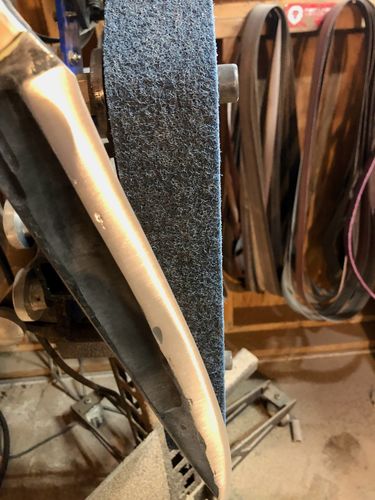 Customer photo review of 2 X 72 Inch Non Woven Surface Conditioning Sanding Belts